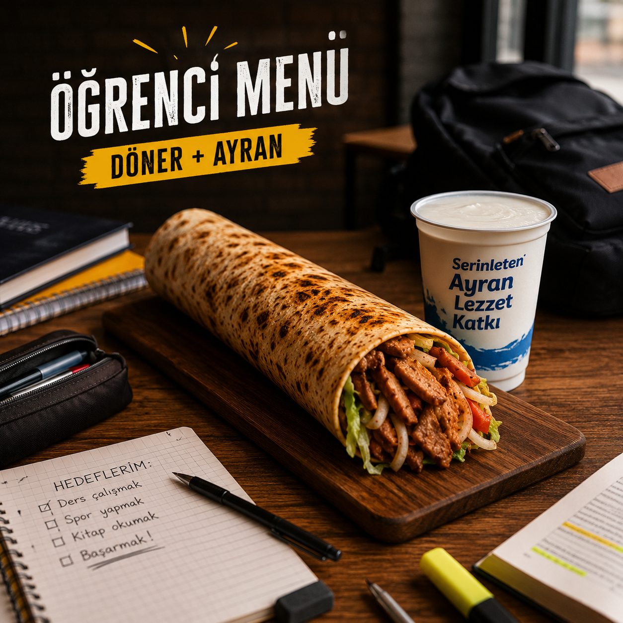 Öğrenci ÇİFT Ekmek Ayran